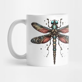 Geared Up Steampunk Dragonfly Mug